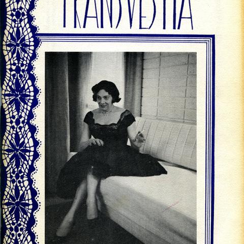 Transvestia, volume 2, number 9, cover featuring Anita, June 1961
