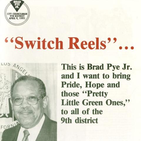 Campaign Publicity flyer, 1991