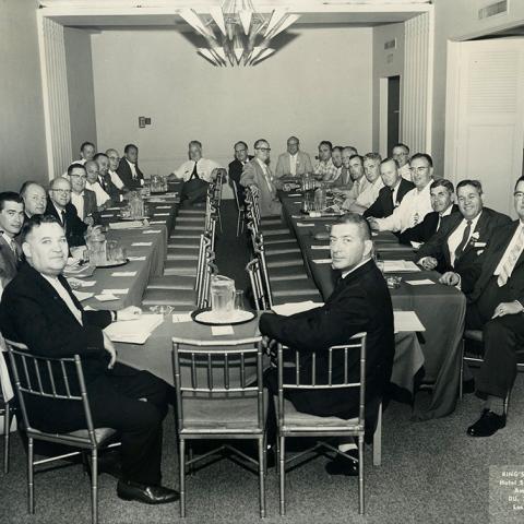Photograph, delegates of the 23rd International Convention of the Retail Clerks Union