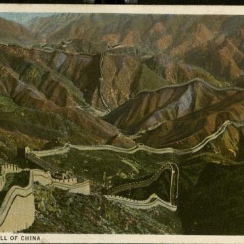 Postcards from France, The Great Wall of China, and Mission Santa Clara de Asis