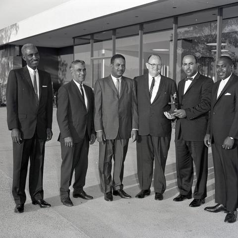 Walter Backstrum’s Retirement, 1965, Jack Davis Photograph Collection, Box 17 Folder 6.