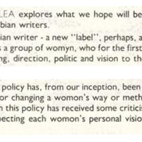 Letter from the editor, Azalea, volume 5, issue 2, 1983