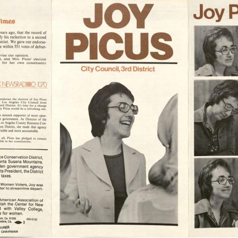 Picus campaign brochure, 1977