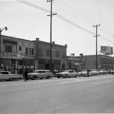 The funeral procession for Ronald Stokes, Harry Adams Photograph Collection