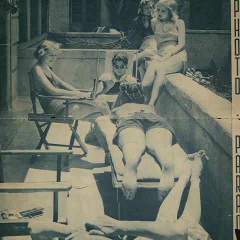 Magazine clipping, "Where the Hollywood Good Girls Go".