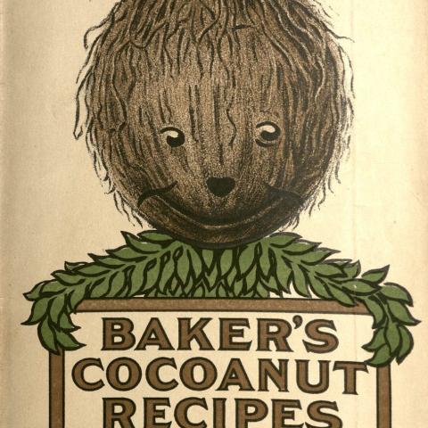 Cover, Baker’s Cocoanut Recipes. Culinary Pamphlet Collection