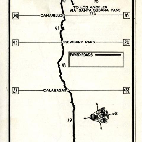 Coast Route No. 1, California Trunk Highways brochure
