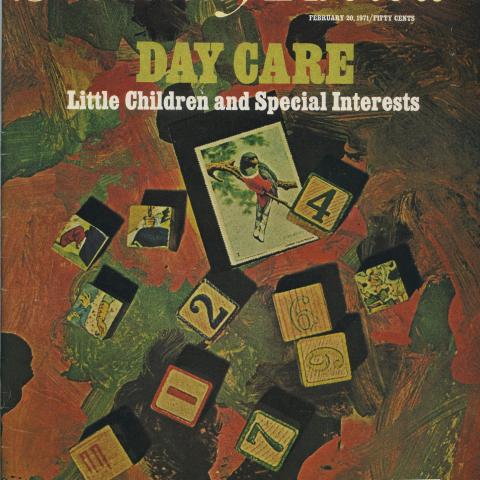 Saturday Review cover, February 20, 1971, California Association for the Education of Young Children Collection