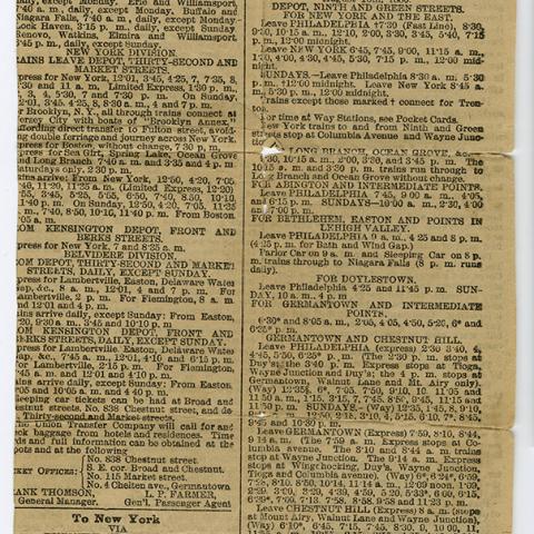 Newspaper clipping from Charles H. Peterson Diary
