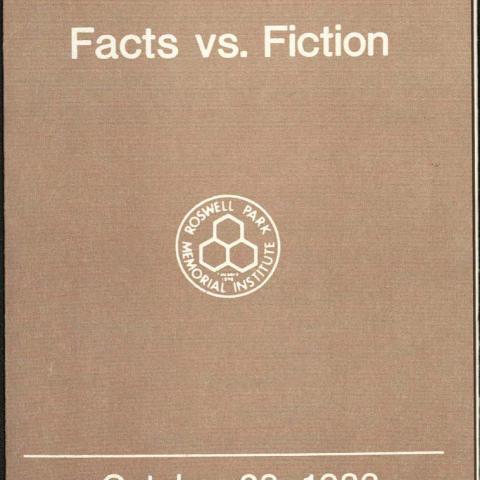 “AIDS: Facts vs. Fiction”, 1983. Vern L. Bullough Papers