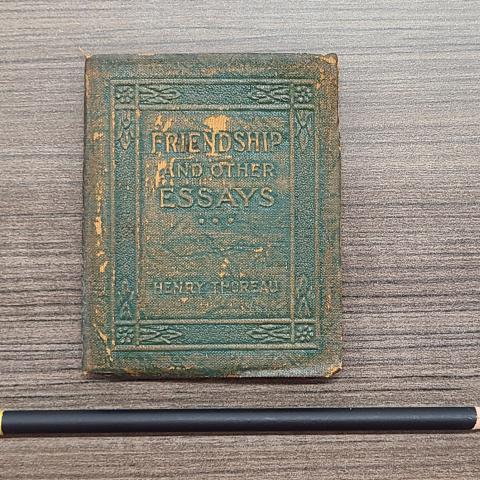 A Little Leather book of Thoreau’s essays, Z1033.M6 L58 1910z