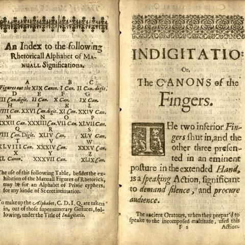 Indigitatio: The Canons of the Fingers