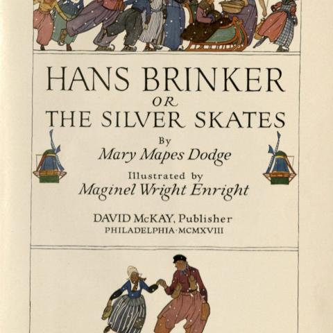 Title page, Hans Brinker, or, the Silver Skates, 1918
