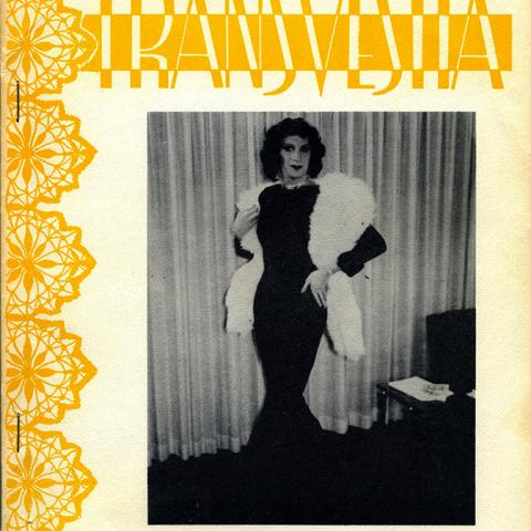 Transvestia, volume 3, number 15, cover featuring Lee, 1962