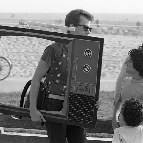 Venice, TV Cash, undated, Calvin Hicks Photograph Collection, Box 1 Folder 14