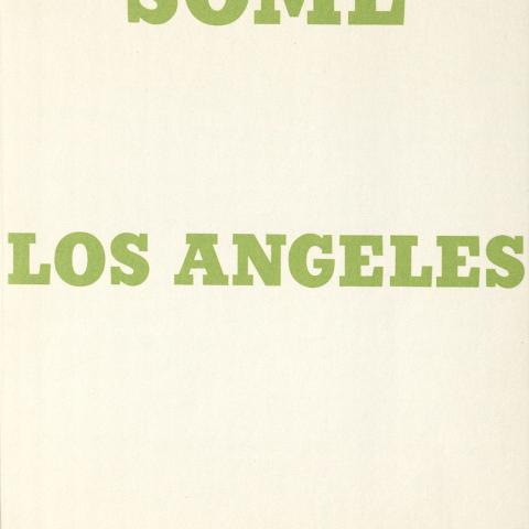 Cover of Ruscha's "Some Los Angeles Apartments," NA 7860 R8 1970