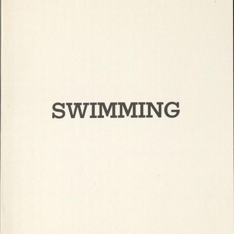 Cover of Ruscha's "Nine Swimming Pools (and a broken glass)," TR 654 R883 1968