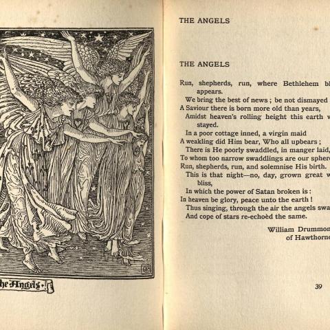 Pages 38-39 of "A Book of Christmas Verse," PN 6110 C5 B56 1895
