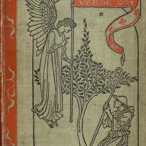 Cover of "A Book of Christmas Verse," PN 6110 C5 B56 1895