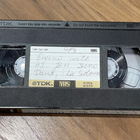 VHS recording of Billy Higgins Quartet from the Double M Jazz Salon at Mimi Melnick’s house. Mimi Melnick collection.
