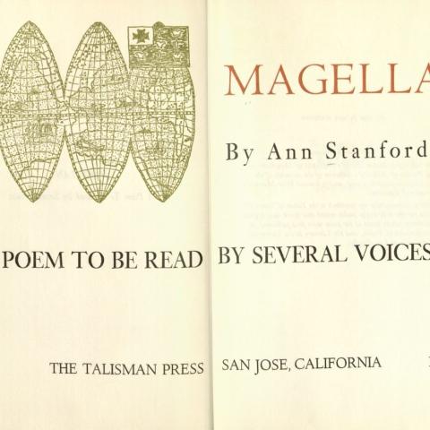 Magellan: a poem to be read by several voices by Ann Stanford, PS3537 .T1815 M3