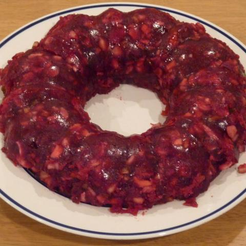 Cranberry salad from Fashions in Foods in Beverly Hills