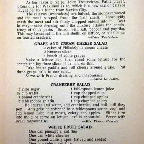 Page 25, Fashions in Foods in Beverly Hills
