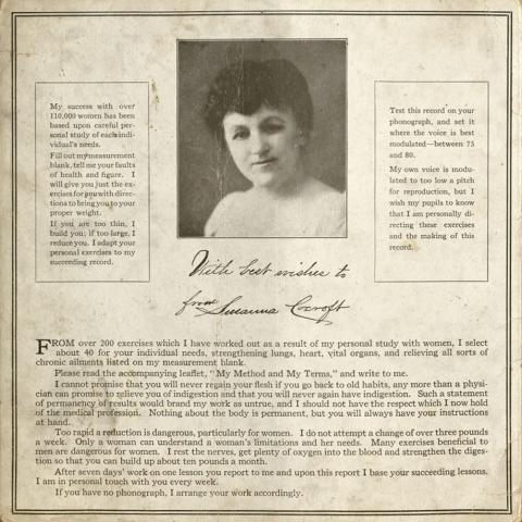 Description of Susanna Cocroft audio exercise program