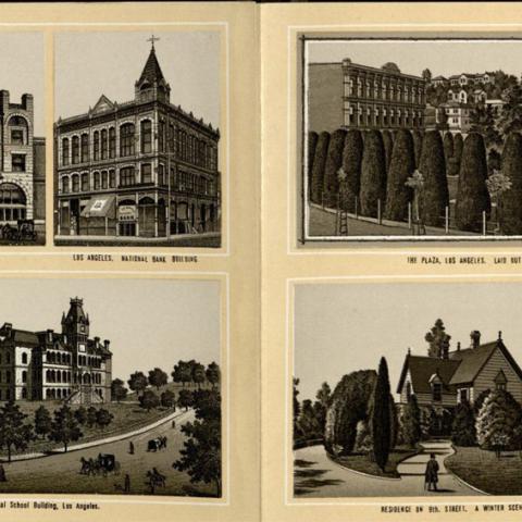 Album of Los Angeles & Vicinity, Promotional Illustrations