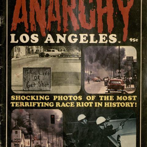 Cover, Anarchy Los Angeles, Frank Harding, editor, 1965