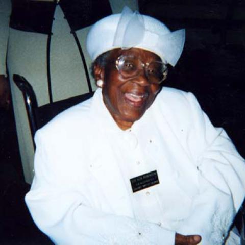 Mother Ada Robinson, age 91, 2002