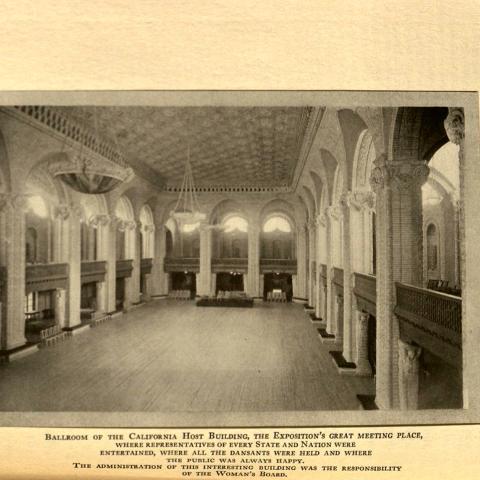 Ballroom of the California Host Building