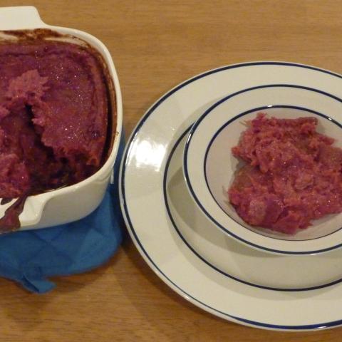 Baked cranberry pudding, in The White House Cook Book