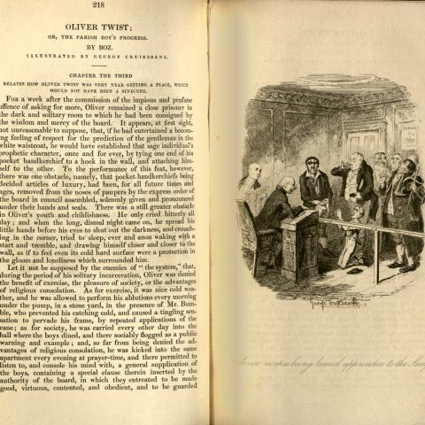 Bentley's Miscellany, Volume 1, Oliver Twist, or, the Parish Boy's Progress, Chapter 3