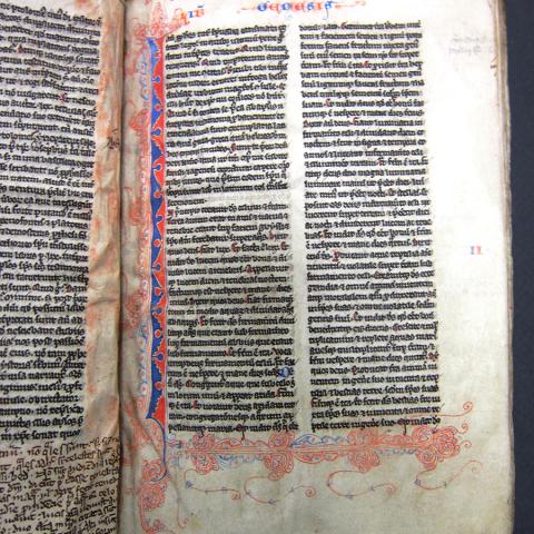 Page from Manuscript Bible, [1260]