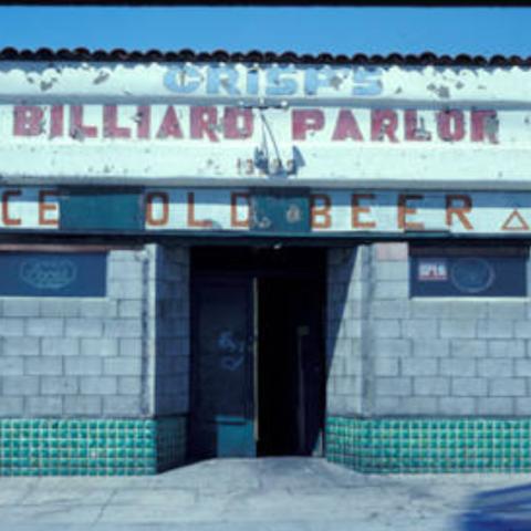 Crisp's Billiard Parlor prior to revitalization, ca. 1978