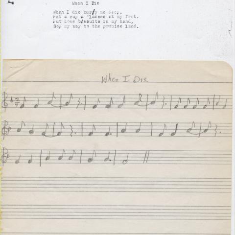 Blues song by Mr. Leo C. Mouton