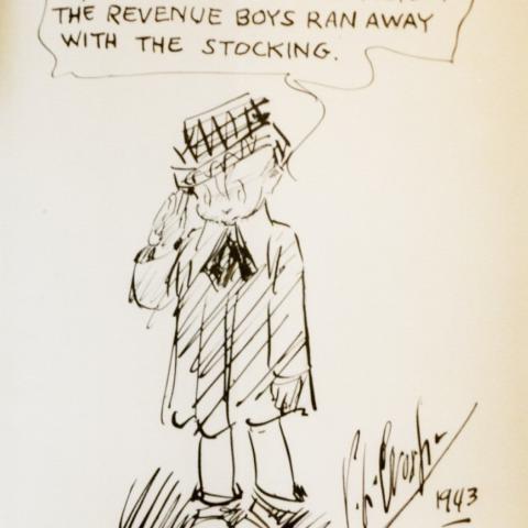 Christmas Card from [P. L. Erosh] for William Randolph Hearst