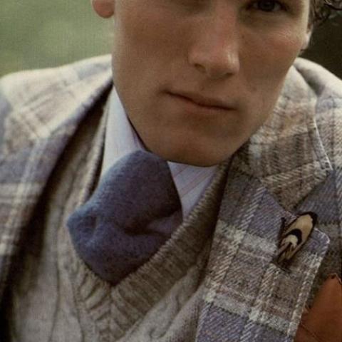 Model demonstrates that similar colors can go well together, in Dressing Right: A Guide for Men, 1978