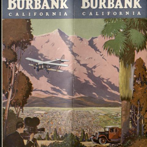 Pamphlet produced by the Burbank Chamber of Commerce, circa 1932