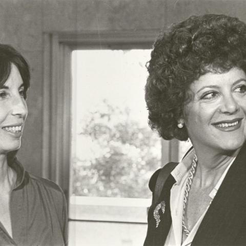 Bobbi Fiedler and Roberta Weintraub.