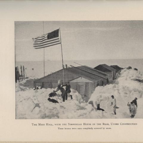The Mess Hall under construction.