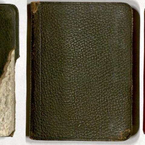 Vahdah's pocket-sized appointment books. Vahdah Olcott-Bickford Collection
