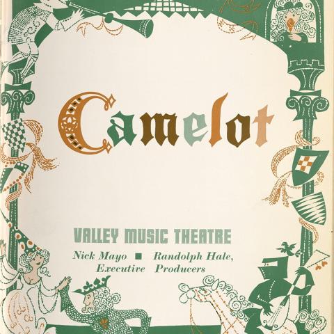 Program cover, Camelot,July 1965
