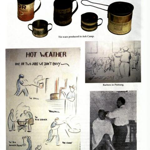 Examples of varying types of work down at the camps, in Captives of Empire: The Japanese Internment of Allied Civilians in China, 1941-1945