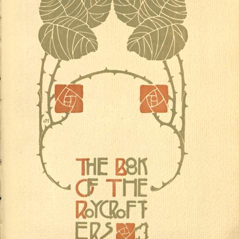 Title page, The Book of the Roycrofters, Z 232 R8 H8 