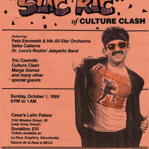 Flyer, "The Friends of Ricardo Salinas Present a Benefit for 'Slic Ric' of Culture Clash