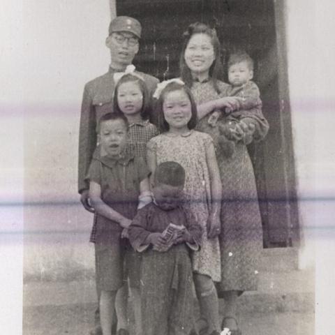 SACO General Ho & family, Hsi Feng, April 1945