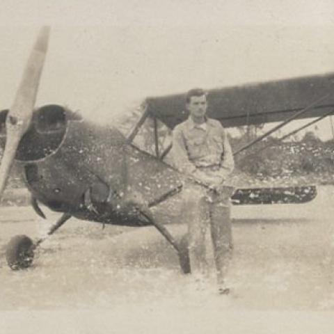 Piper Cub planes used to supply Chinese guerrillas in the field, 1944-1945