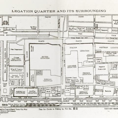 Legation Quarters map
